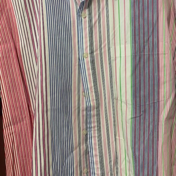 Brooklyn Xpress Pastel Stripe Dress Shirt - Picture 3 of 7